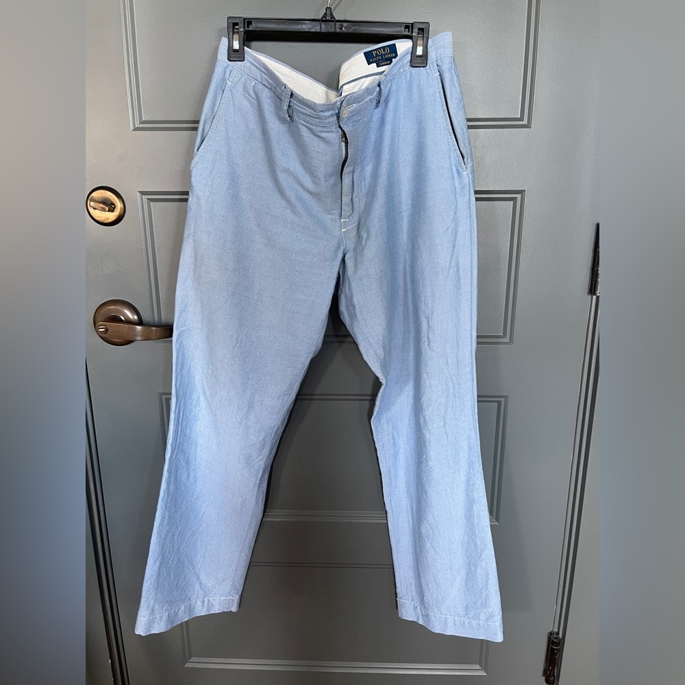 Polo Ralph Lauren Light Blue Classic Fit Pants